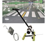 Distributeur de ruban adhésif de marquage de stationnement - Machine de marquage de ligne au sol, applicateur de ruban adhésif à rouleau unique, largeur maximale de 14 cm, pour faciliter le