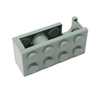 Distributeur de ruban adhésif mignon, coupe-ruban en forme de mini bloc de construction, support d'autocollant de bureau à coupe facile, accessoire de bureau élégant pour (Verte)