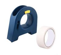 Distributeur de ruban adhésif pour peinture murale avec joint en plastique dentelé et mécanisme de frein arrière (2 pièces)