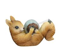 Distributeur de ruban pour animaux : support d'écureuil en résine, accessoire de bureau amusant | Cutter créatif de papeterie avec design décoratif, organisateur de table utile