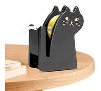 Distributeur de ruban : un cutter de bureau robuste avec une lame tranchante et une base stable. Compatible avec divers rubans adhésifs, faciles à couper et à envelopper. Outil de papeterie multi