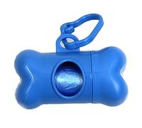 Distributeur de sac à déjections canines Bluelans®, avec 1 rouleau de sacs - Couleur aléatoire