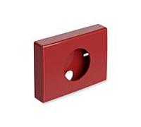 distributeur de sachets hygiéniques Hewi 477.06.75033 rubinrot , 143x103x27mm