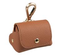 Distributeur de sacs à crottes en similicuir Duvoplus Marron 6,5x8,5x9 cm