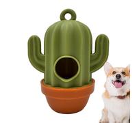 Distributeur de sacs à déjections canines - Support de déjections de cactus, conteneur de stockage réutilisable, sacs de ramassage extérieurs | Randonnée, course à pied, parc, voyage, nettoyage des an