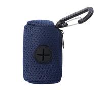 Distributeur De Sacs À Déjections Canines - Tissu Maillé | Support De Sac Pour Chien Pour Fixation De Laisse, Support Portable Pour Crottes De Chien Avec Fermeture Éclair Pour La Marche Et L'entraînem