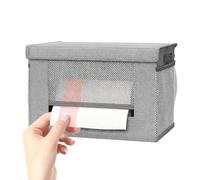 Distributeur De Sacs Poubelle Avec Porte-Sac - Organisateur De Cuisine Repliable | Organisateur de Rangement pour Sacs Poubelle avec Poche en Maille - Pour La Cuisine, L'Armoire, Le Garde-Manger, Le P