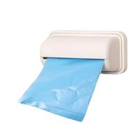 Distributeur de sacs poubelles FineLiner | Kit de petits sacs poubelles Fineliner | Distributeur de doublure de poubelle | Support de sac auto-adhésif en plastique P | Boîte de rangement murale pour