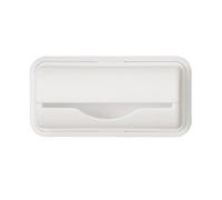 Distributeur de sacs poubelles, support de rouleau de sac poubelle | Support mural adhésif pour sac poubelle, petit récipient pour sac poubelle peu encombrant, boîte de rangement facile d'accès