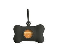 Distributeur de Sacs pour Animaux Domestiques Bon Ton Classic Chien Noir (8 x 4,2 x 5 cm)