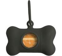 Distributeur de Sacs pour Animaux Domestiques United Pets Bon Ton Classic Chien Noir (8 x 4,2 x 5 cm) Noir G