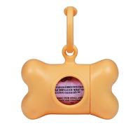Distributeur de Sacs pour Animaux Domestiques United Pets Bon Ton Nano Classic Chien Orange Plastique recyclé (6 x 3 x 4 cm)