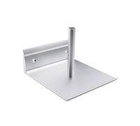 Distributeur de salle de bain en aluminium - Support mural à suspendre pour papier toilette - Installation facile