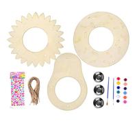 Distributeur de salle de bain pour oiseaux suspendus - Distributeur de bain d'oiseaux en bois, mangeoire à colibri avec corde, pigments, autocollants | Distributeur de baignoire pour oiseaux