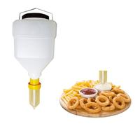 Distributeur de sauce à suspendre, système de distributeur de sauce rechargeable de 3,5 L/5,5 L, adapté aux produits alimentaires tels que les sauces de restauration comme la tomate, la moutarde(Squar