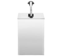 Distributeur de sauce en acier inoxydable 3,5 l avec bec verseur anti-goutte, rechargeable et bouteille doseuse pour ketchup, moutarde, mayo, vinaigrette, sirop, marinade, idéal pour barbecue, cuisine