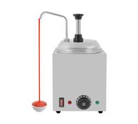 Distributeur de sauce en acier inoxydable, capacité de 2,5 l, distributeur de 800 W, boulangerie, chauffe-sauce au fromage dans les maisons privées, les restaurants rapides, les cantines, les goûters