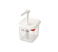 Distributeur de Sauce GN 1/6 Transparent 2,6 L