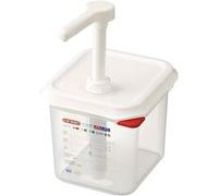 Distributeur de Sauce GN 1/6 Transparent 2,6 L Araven 1 G