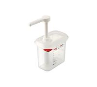 Distributeur de Sauce GN 1/9 Transparent 1,5 L