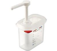 Distributeur de Sauce GN 1/9 Transparent 1,5 L Araven 1 G