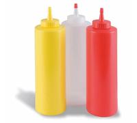 Distributeur de Sauce Rouge 240 à 720 ml - Pujadas - Polyéthylène0.24 x180mm