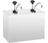 Distributeur de sauces Acier inoxydable 2 x 3,5 L Argent G