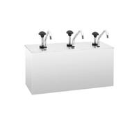 Vidaxl Distributeur De Sauces Acier Inoxydable 3 X 3,5 L