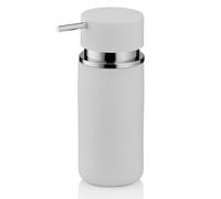 Kela Distributeur de savon liquide 20420 Céramique et caoutchouc Blanc 300 ml