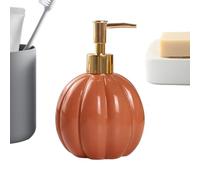 Distributeur de savon à la sur le thème de l'automne Orange | Distributeur de savon d'automne pour la maison, les voyages d'affaires, les fêtes, la salle de bain, l'hôtel, les vacances