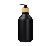 Distributeur de savon à main avec, Distributeur de savon for les mains, paquet 3, 500ml, Grain bois givré, rechargeable, multicolore, salle bains et cuisine(Nero,Wei)