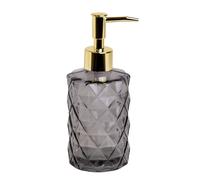 Distributeur de savon à main Verre Motif à carreaux 310ml