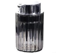 Distributeur de savon à mousse pour salle de bain et cuisine, convient pour divers liquides de soins personnels, dispose d'une large ouverture pour le remplissage et design durable (transparent)