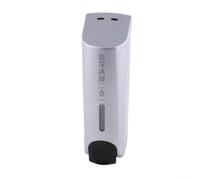 Distributeur de savon à trois têtes en ABS conçu pour une organisation efficace de plusieurs produits dans les zones de bain (blanc à double tête)