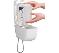 Distributeur de savon Aquarius 6955 verrouillable 1l blanc
