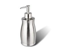 Distributeur de Savon ARKTEK - Distributeur de Savon pour Les Mains, évier de Cuisine et Pompe de Salle de Bain pour Liquide Anti-Rouille et Anti-fuites en Acier Inoxydable (13.5 Once / 400 ML)
