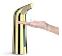 Distributeur de savon automatique - 400 ml - Avec capteur infrarouge - Distributeur automatique de savon No Touch - Pour cuisine, salle de bain, école, hôtel - Sans piles