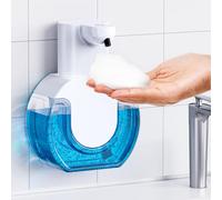 Distributeur de Savon Automatique, 420 ML Mousse électrique Montage Ural Kit Distributeur sans Contact USB Rechargeable pour Cuisine et Salle de Bain
