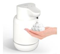 Distributeur de savon automatique, 420 ml, sans contact, rechargeable par USB, montage mural ou plan de travail pour cuisine et salle de bain