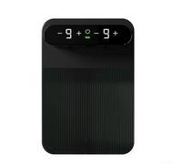Distributeur de savon automatique à double tête, 400 ml, rechargeable, sans contact, distributeur de savon mural avec 9 niveaux réglables, étanchéité IPX7 (B)