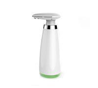 Distributeur de savon automatique à induction pour comptoir de cuisine, salle de bain, savon liquide intelligent à induction, distributeur réglable pour savon pour les mains (Wit)