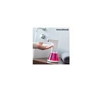 Distributeur de savon automatique avec capteur, ABS et as, blanc, 10.5 x 21 x 14 cm