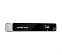 Distributeur de savon automatique avec charge USB et induction sans contact, quantité de mousse réglable à 3 niveaux, montage mural peu encombrant pour cuisine et salle de bain, (blanc)
