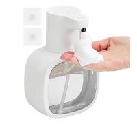 Distributeur de savon automatique - Distributeur de savon automatique en mousse | Pompe à mousse sans de 500 ml, USB C recharge unité mains libres, support liquide pour le lavage
