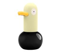 Distributeur de savon automatique en forme de canard - 400 ml - Distributeur de mousse rechargeable par USB - Avec capteur - Pour salle de bain, cuisine, bureau - Sans contact - Jaune