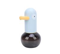 Distributeur de savon automatique en forme de canard - 400 ml - Rechargeable par USB - Avec capteur - Pour salle de bain, cuisine, bureau - Sans contact - Bleu