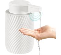 Distributeur de savon automatique, fonctionnement sans contact, batterie rechargeable, mode liquide blanc