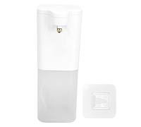 Distributeur de Savon Automatique Mural sans Contact, Capacité 500ml, Design Transparent et Compact - Détection Infrarouge Précise, Économie de Savon, Idéal Salle de Bain et Hôte (Mousse + Alcool)