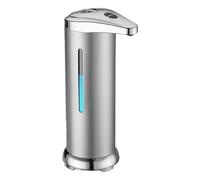 Distributeur de savon automatique - Pompe à batterie sans contact, liquide électrique intelligent avec design en acier inoxydable | main moderne pour évier de cuisine, comptoir de salle de bain