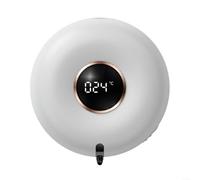 Distributeur de savon automatique rechargeable de 280 ml, pompe à savon mural sans contact en mousse, avec capteur infrarouge intelligent, affichage LED pour cuisine, salle de bain, lieux publics